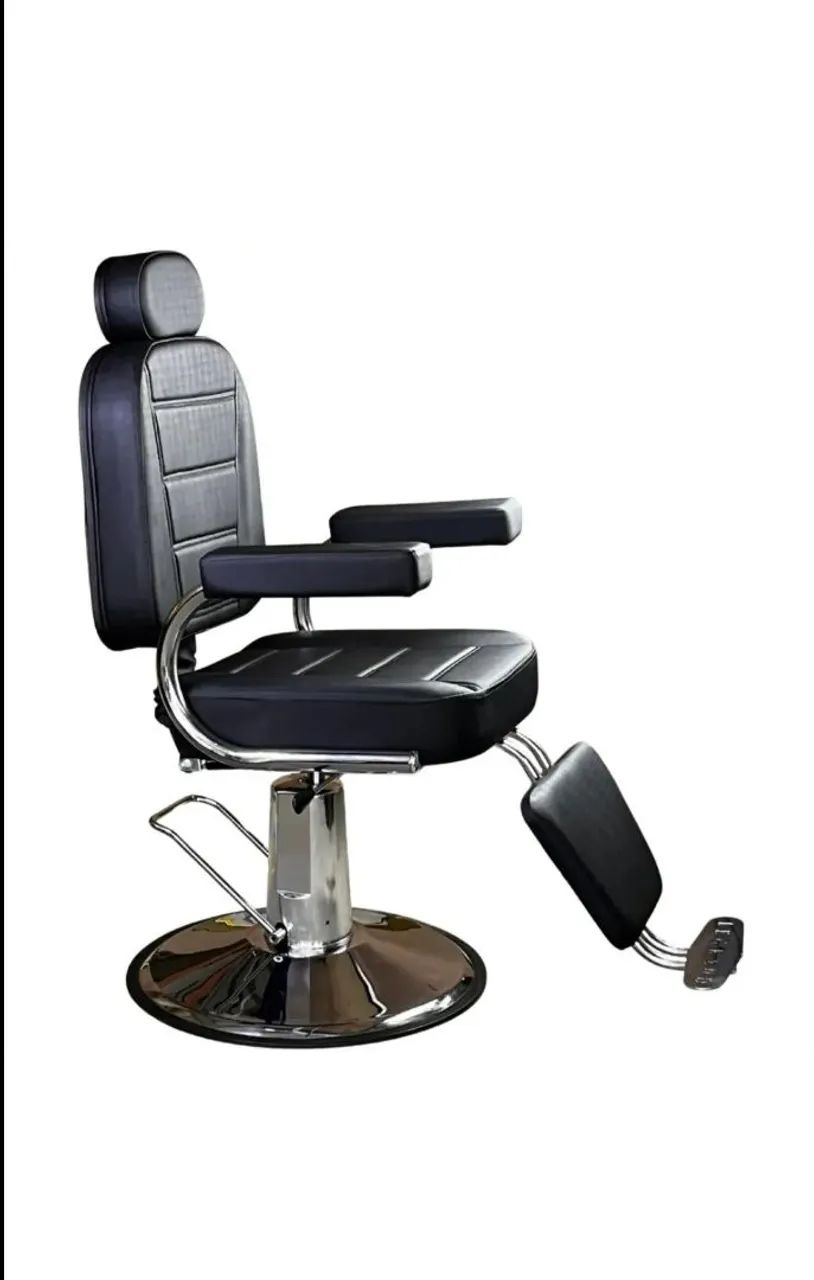 Cadeira de barbeiro profissional nova 