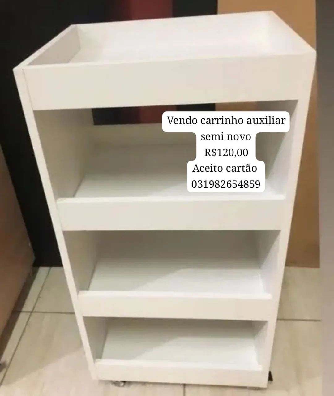 Vendo carrinho auxiliar com rodinha 