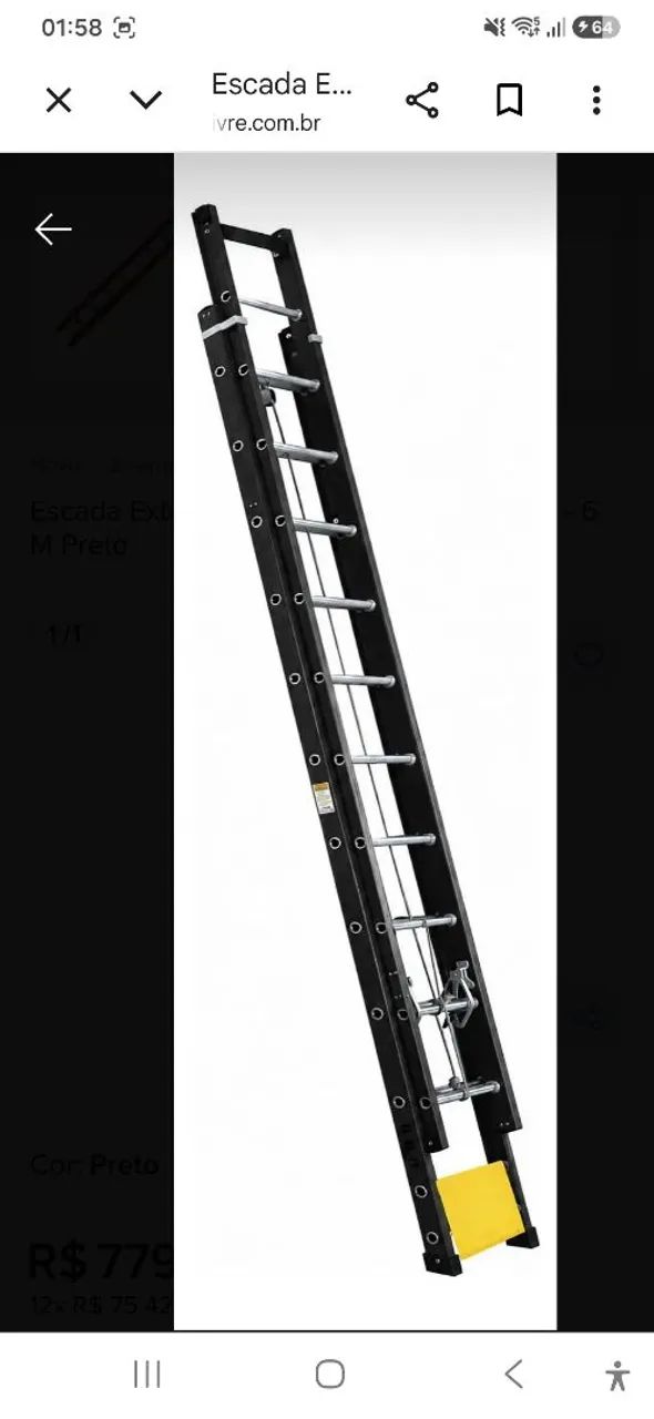 Escada Extensiva 6m