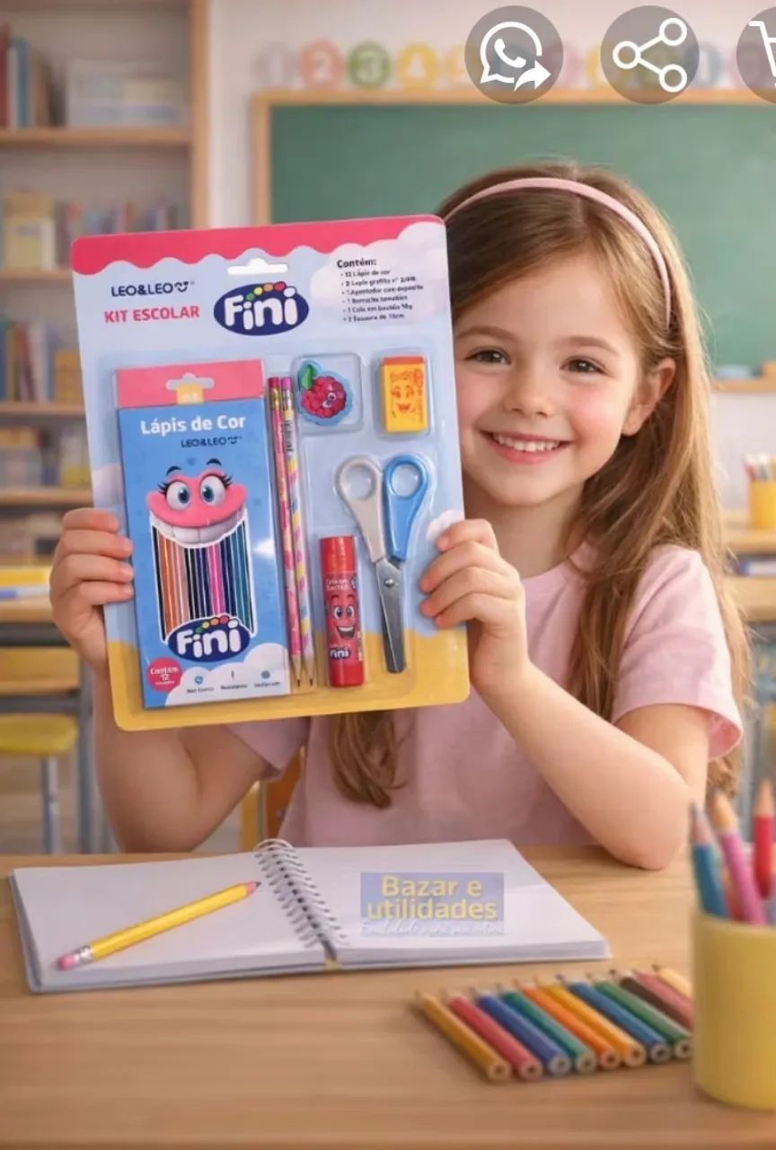 KIT ESCOLAR Fini Completo Leo E Leo