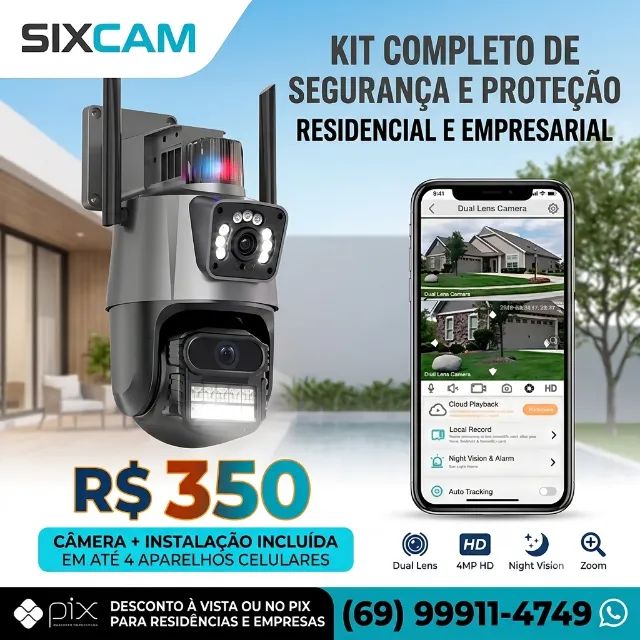 Camera de Segurança 2 em 1