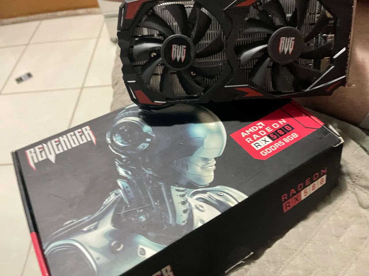 Placa de vídeo Rx580 8gb