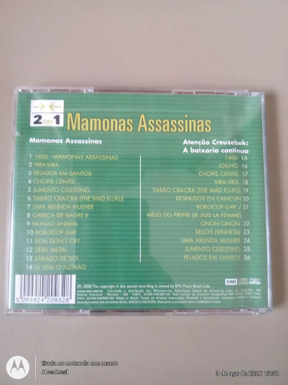 MAMONAS  ASSASSINAS. CD DUPLO - Foto 2