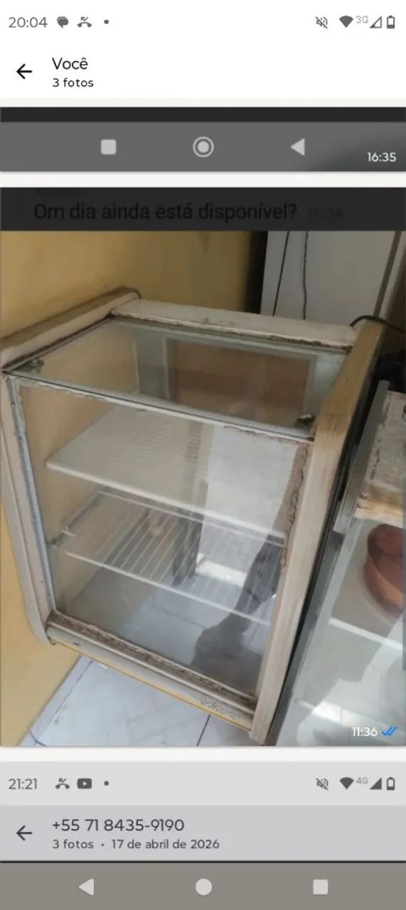 Balcão expositor refrigerado 