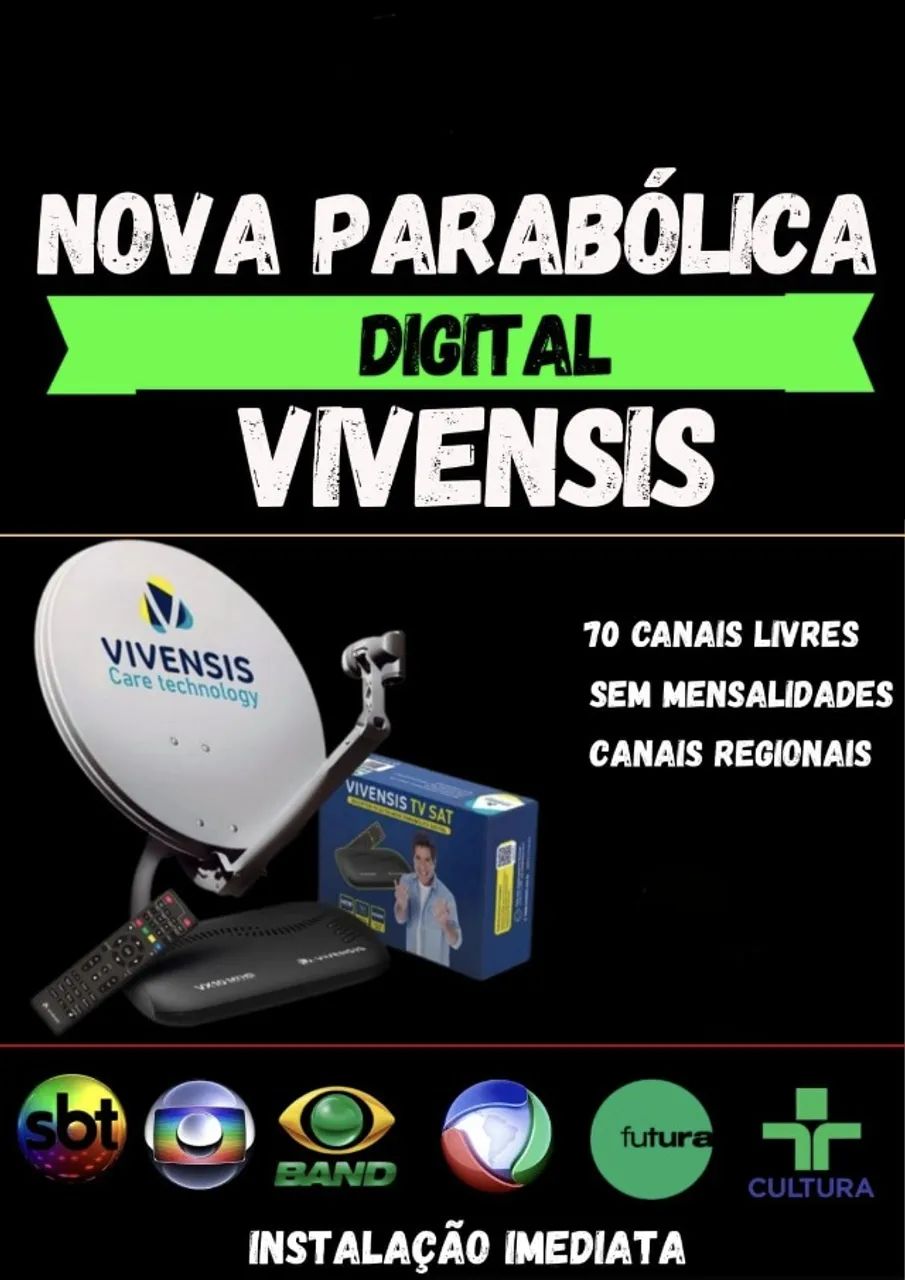 kit antena parabólica rural sitio e chácara  - Foto 6