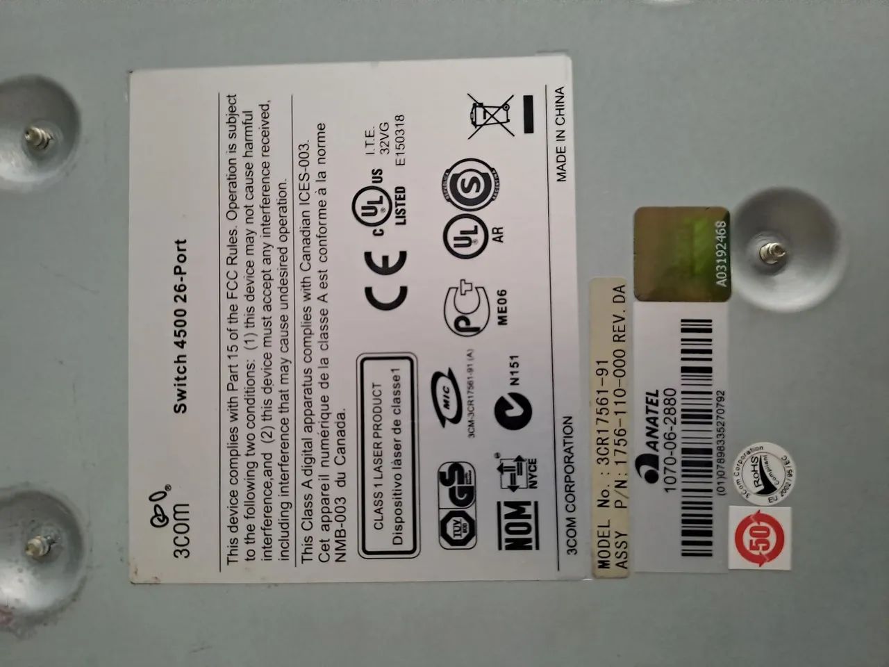 Switch 4500 26-port 3COM - Foto 5