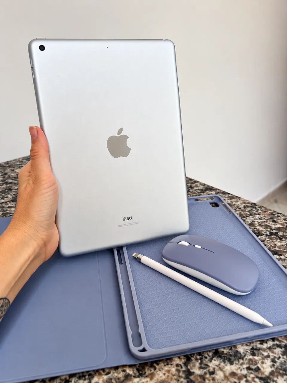 iPad 9ª geração 64GB + Apple Pencil + Capa + Mouse - Foto 4