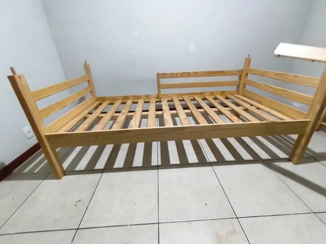  Cama solteiro em Madeira - Foto 4