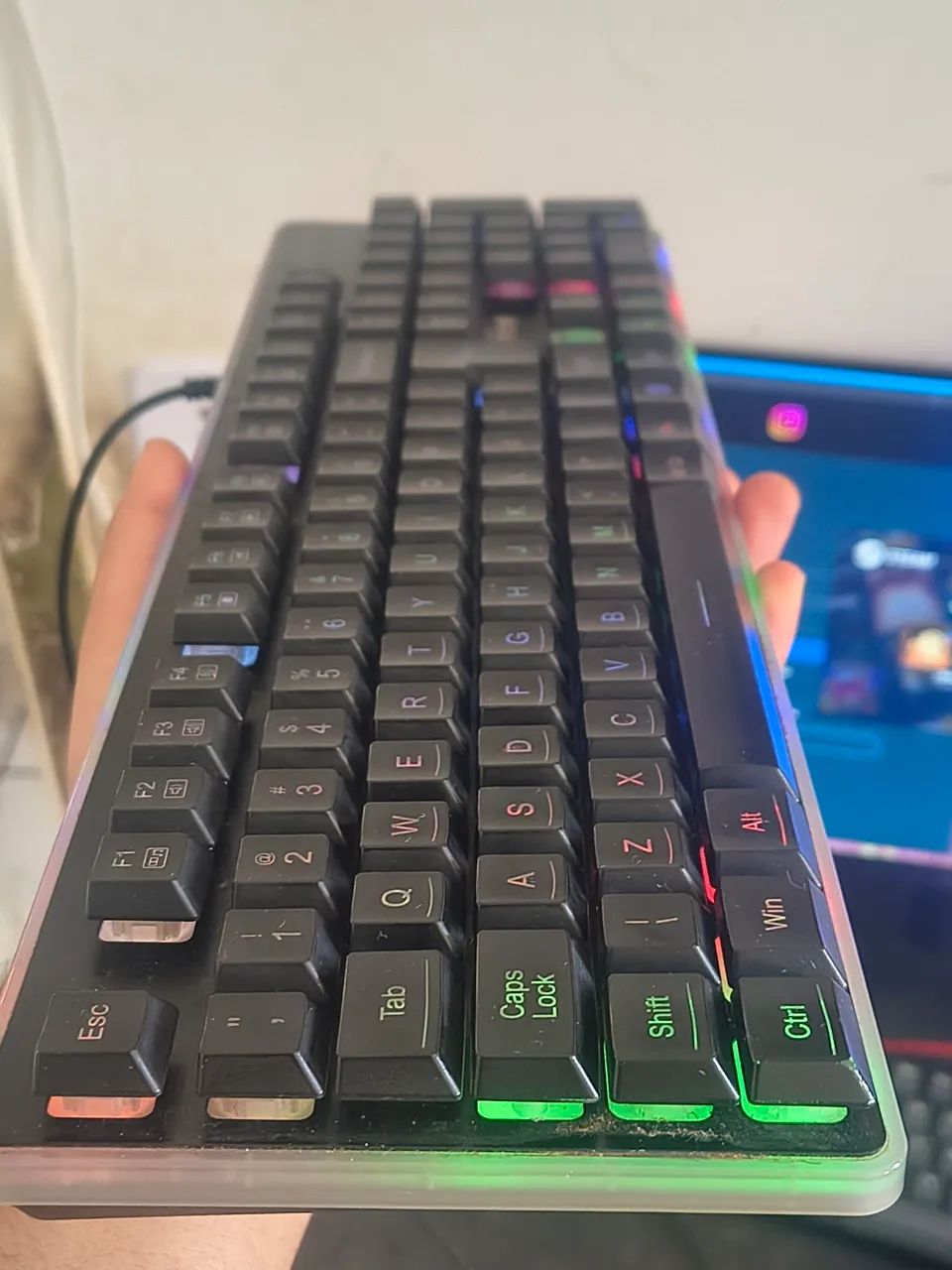 TECLADO REDDRAGON DYAUS2 100% - Foto 4