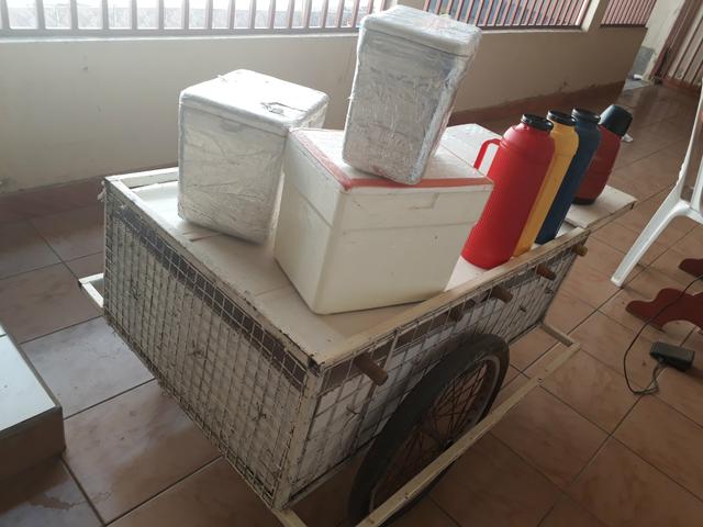 Carrinho de ferro de vender café - Foto 2