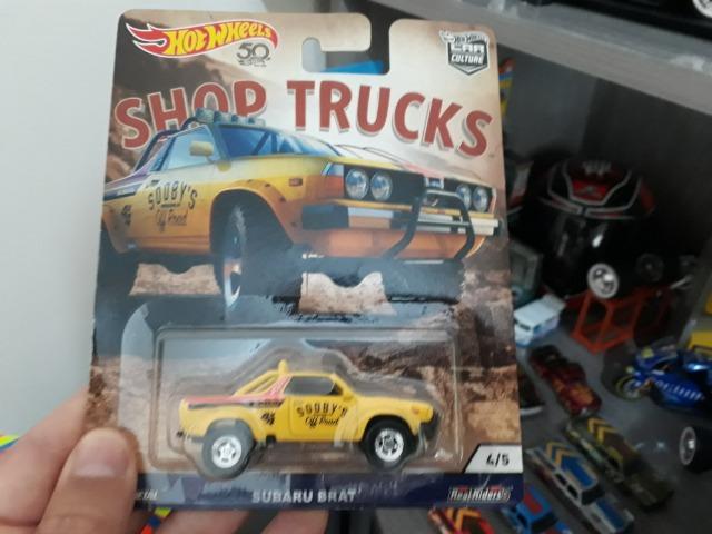 Miniatura hot wheels shop trucks