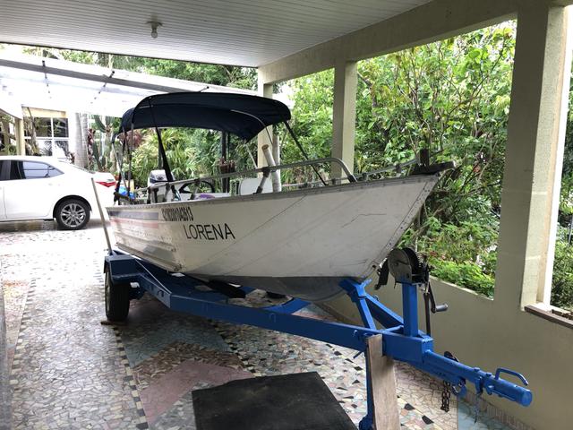 Lancha Tocantins 16 pés c/ motor 50hp