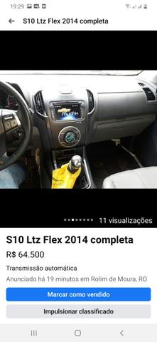 S10 Ltz Flex ano 2014 completa - Foto 3
