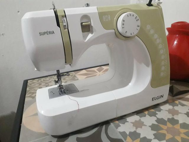 Máquina de costuma completa, parcelo no cartão - Foto 2
