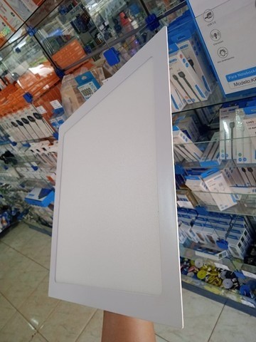 Painel de led paflon 30x30 embutir quadrado branco - Foto 2