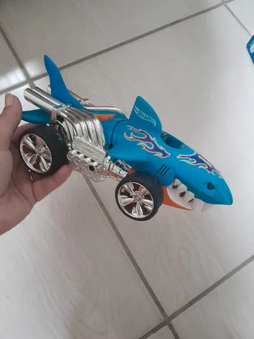 Pista hot wheels ataque do tubarao robo, casas bahia