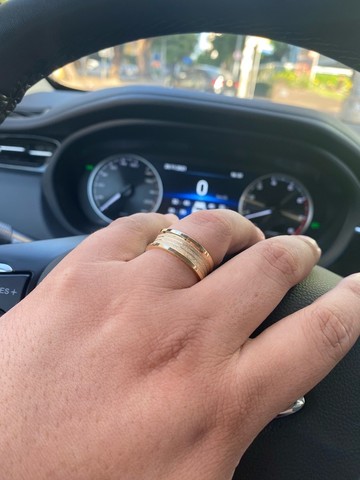 Aliança Ouro18k 8mm par  - Foto 4