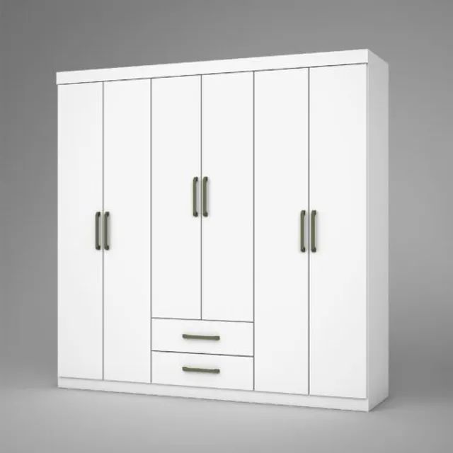 Guarda roupa 6 portas / sem pés!?? Tt3788m - Foto 3