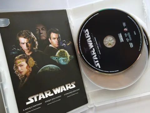 Star Wars (DVDs I, II e III) - usado em estado de novo - Foto 3