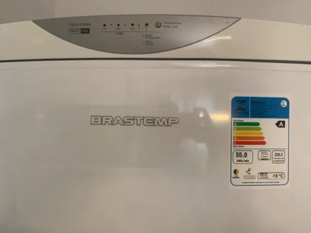 freezer vertical brastemp frost free evox 228l bvr28mk