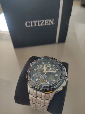 Relógio Citizen Blue Angels Skyhawk Ecodrive Jy0040-59l