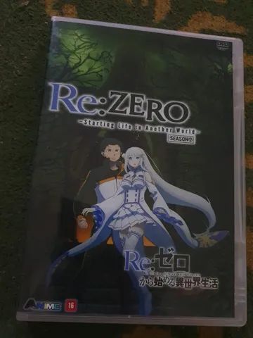 Re-Zero 1 temporada completa e 2 temporada 1 até 13 mais ovas e