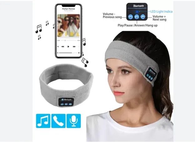 Fones de ouvido para dormir faixa bluetooth 