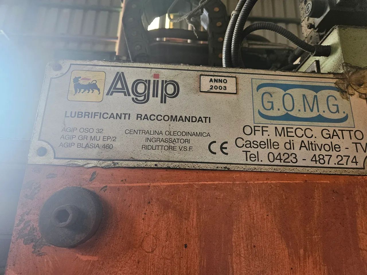 Marcador de Cilindros Agip Italiana - Foto 4