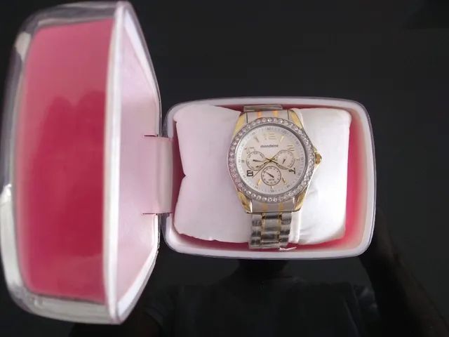 Kit Relógio Multifunção Mondaine Feminino Aço Cristal