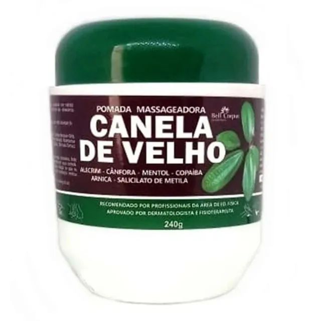 Pomada Massageadora Canela Velho 240g Bell Corpus