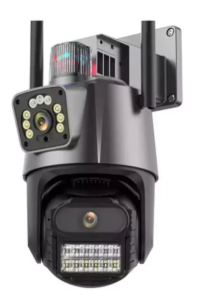 camera de segurança com lente dupla