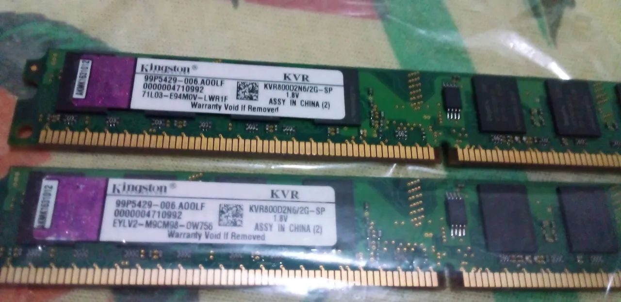 Kit 3 pentes de memória para PC Kingston - Foto 3