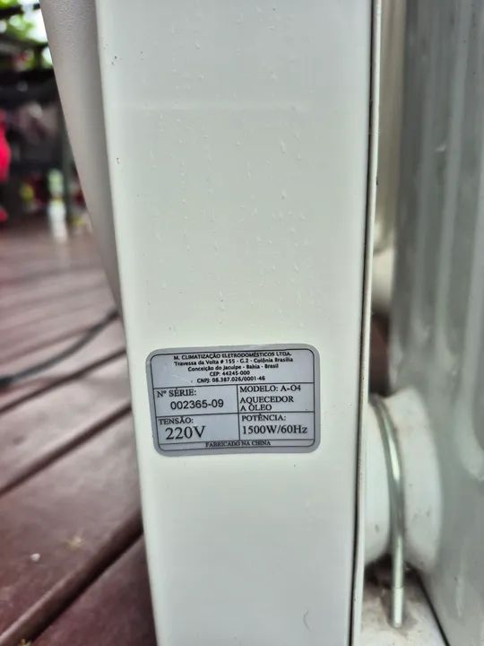 Aquecedor Elétrico Mondial e Malory 220V -1500W - Foto 5