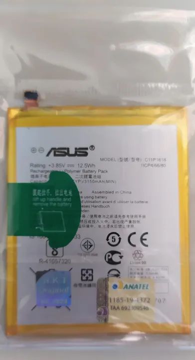 Bateria para Asus Zenfone 4 Ze554kL nova Lacrada no plástico nem foi aberto. C11p1618.