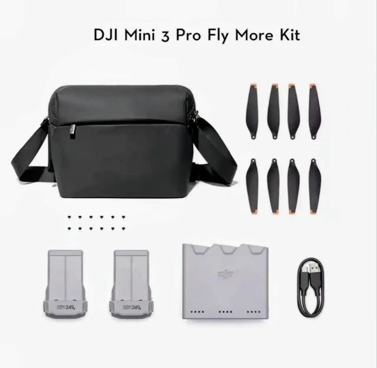 Oferta Kit Fly More DJI Mini 3/3 Pro/4 Pro - Novo/Lacrado - Foto 2