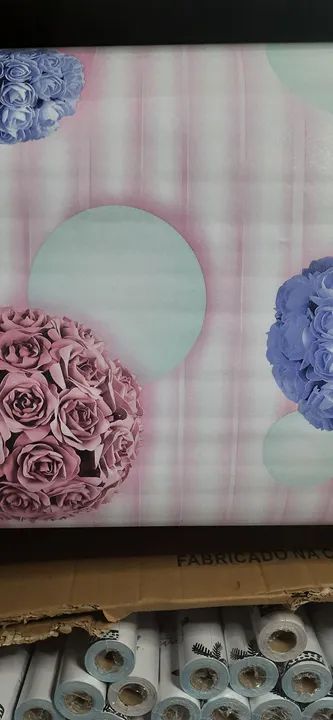 Papel de parede  vinil tipo infantil 