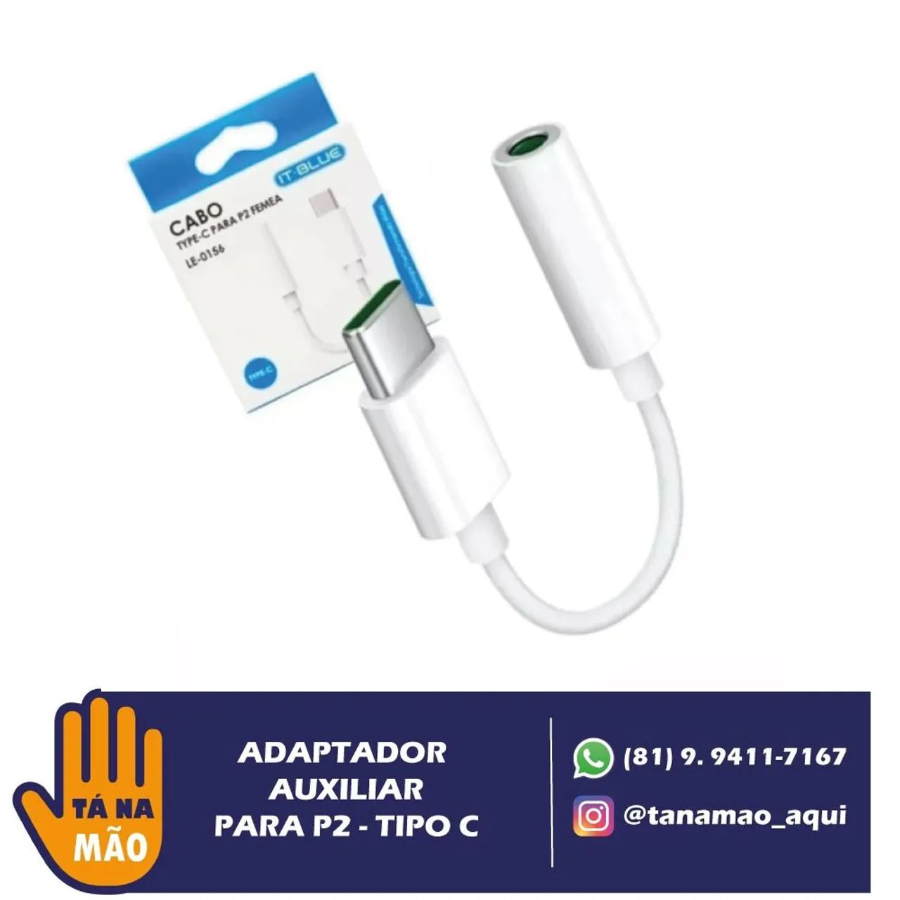 Adaptador fone P2/C