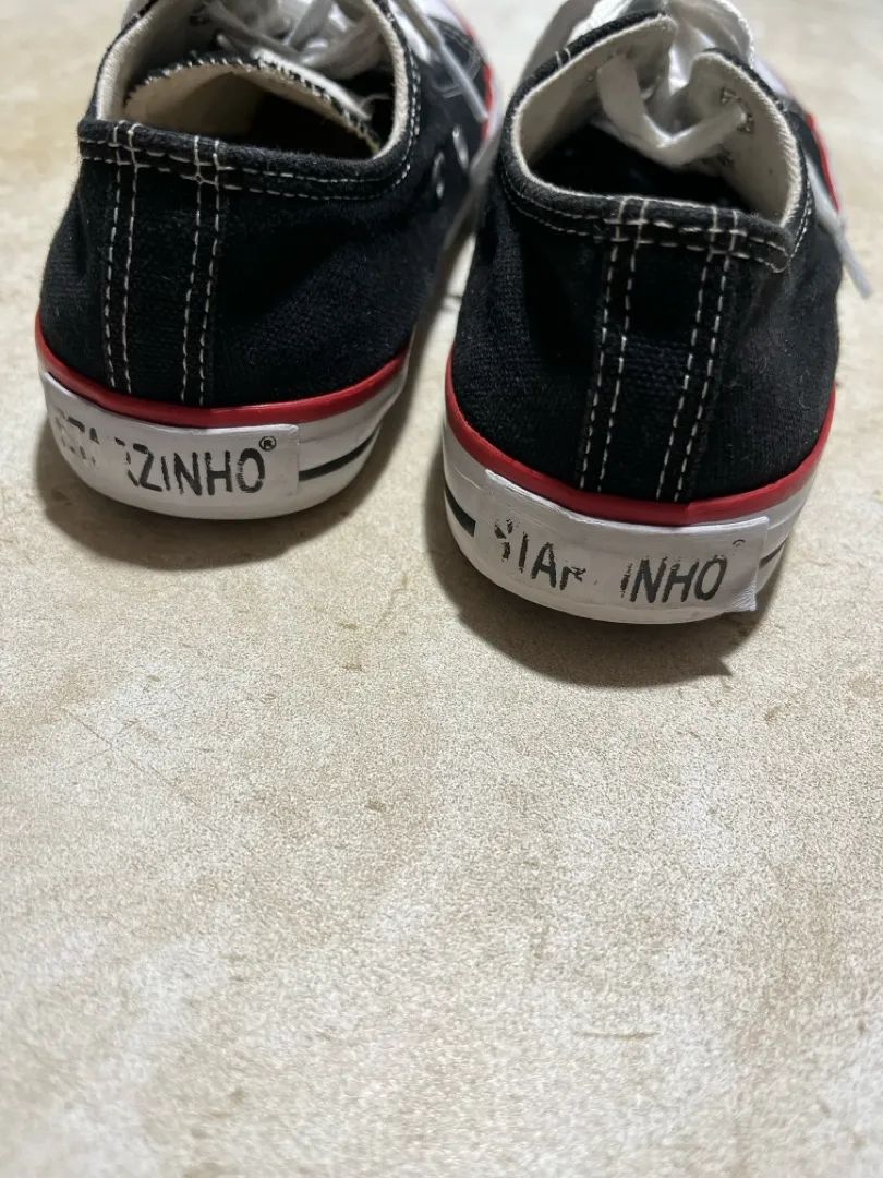 Tênis All Star Infantil Starzinho Preto - TAM 31 - Foto 3