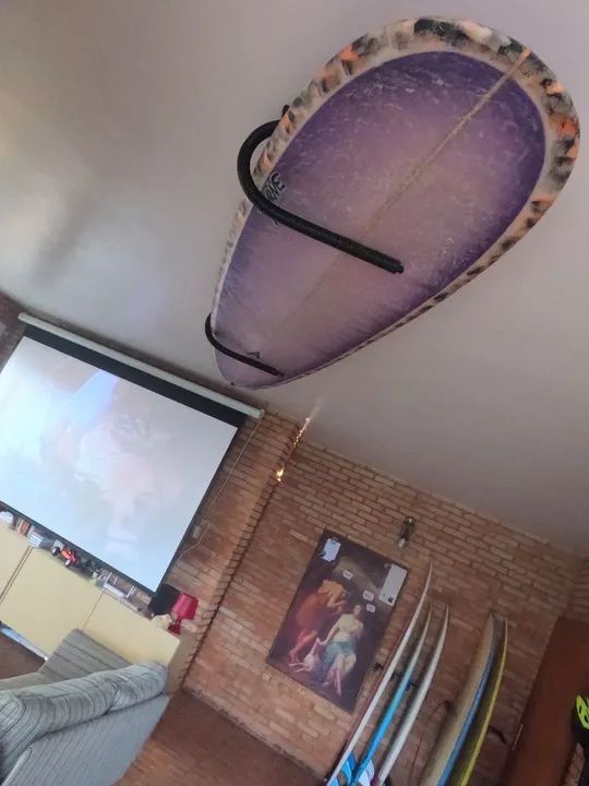 Rack suporte de teto para pranchas de surf até longboards - Foto 4