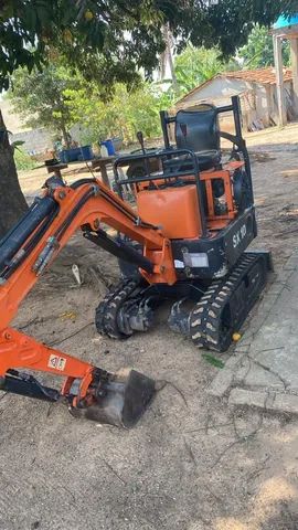 Mini escavadeira ano 2018