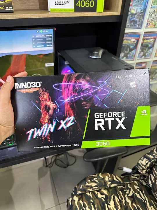 PLACA DE VIDEO INNO3D GEFORCE RTX 3050 TWIN X2, 6GB, GDDR6 - Foto 2