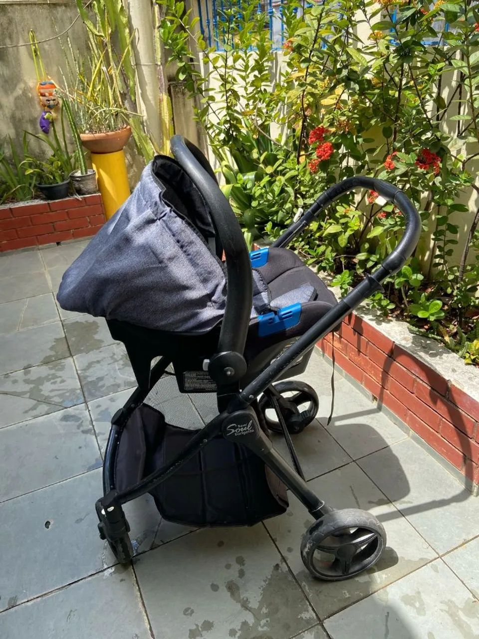 Carrinho de Bebê Soul Baby - Preto - Foto 2