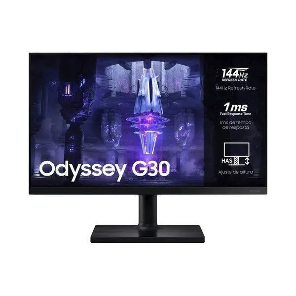 Monitor Gamer Samsung Odyssey G30 24" Full HD 144Hz VA 1ms FreeSync Premium 12x 87,69