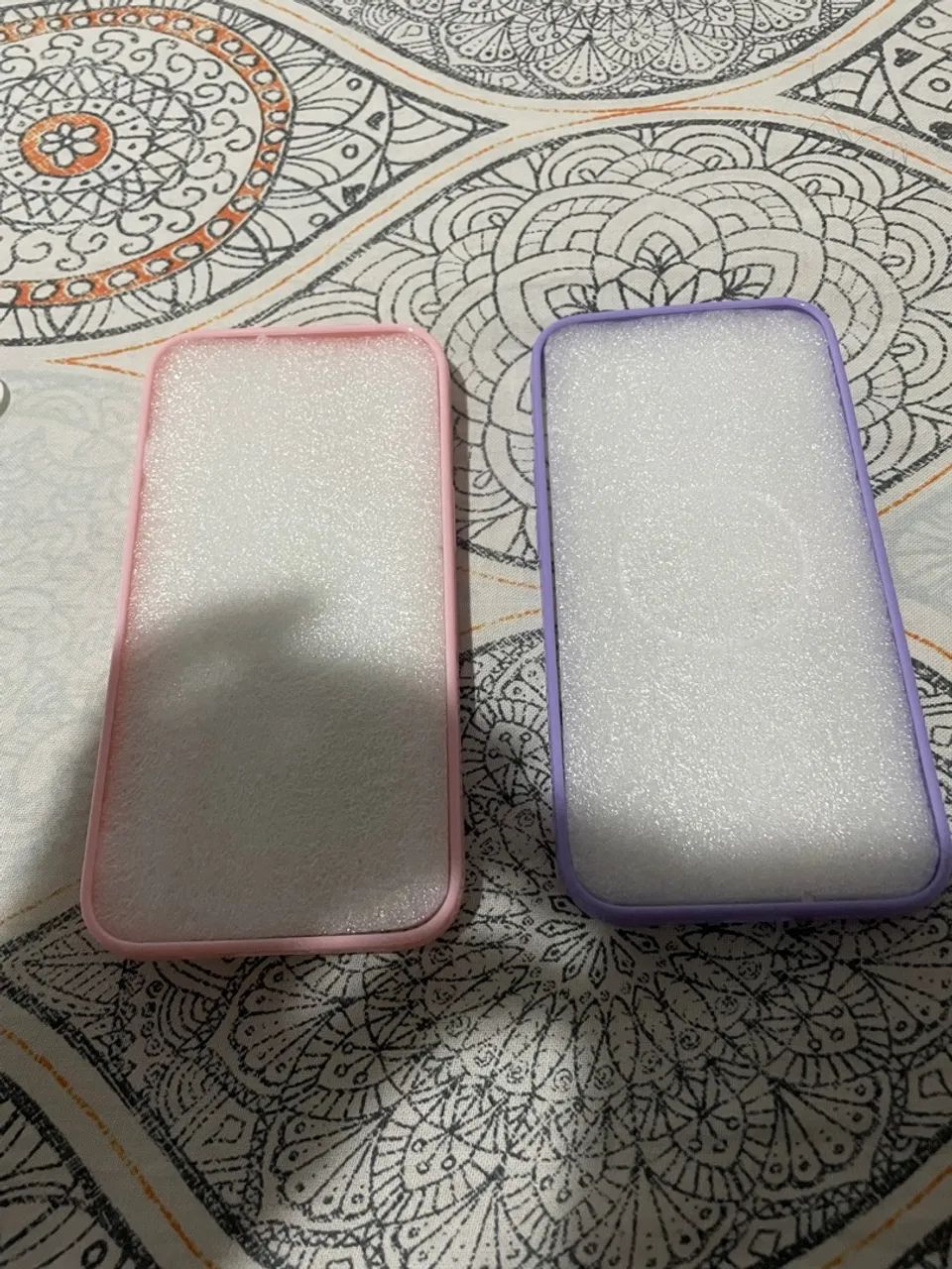 Capas para Celular - Rosa e Lilás