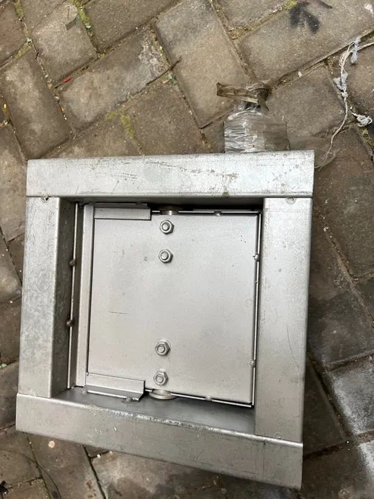 Dumper corta fogo para exaustão 