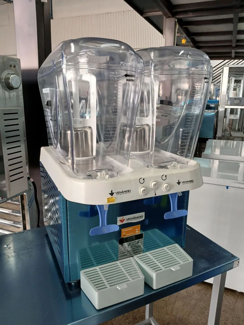 Refresqueira Inox 2 Cubas 16 Litros cada para Suco