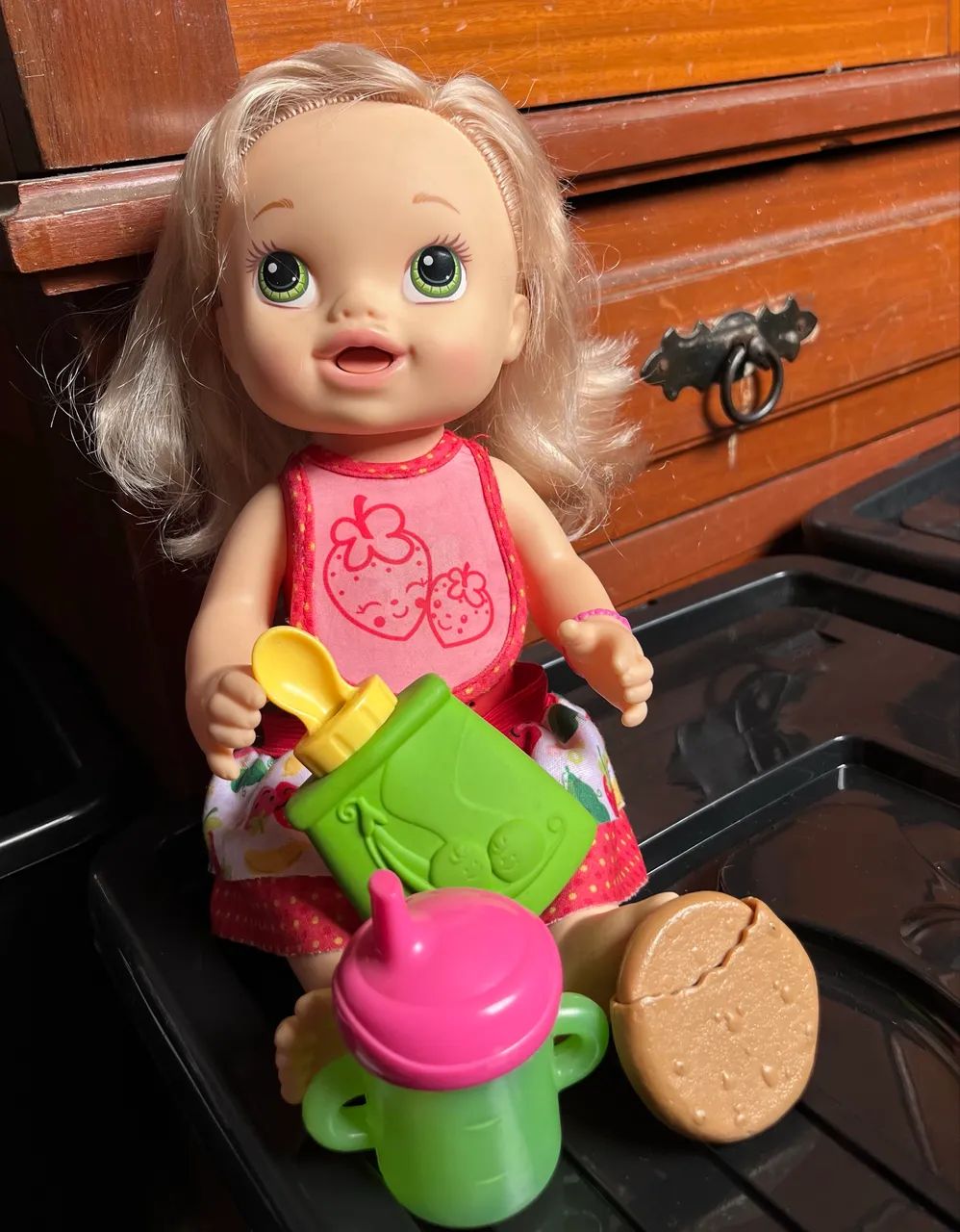  Boneca Baby Alive Ervilha.