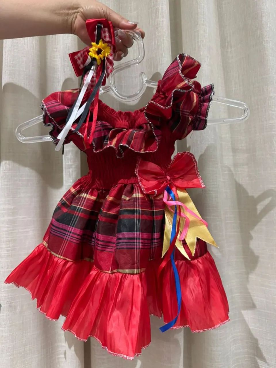 Vestidos juninos usados apenas 1 vez - Foto 4