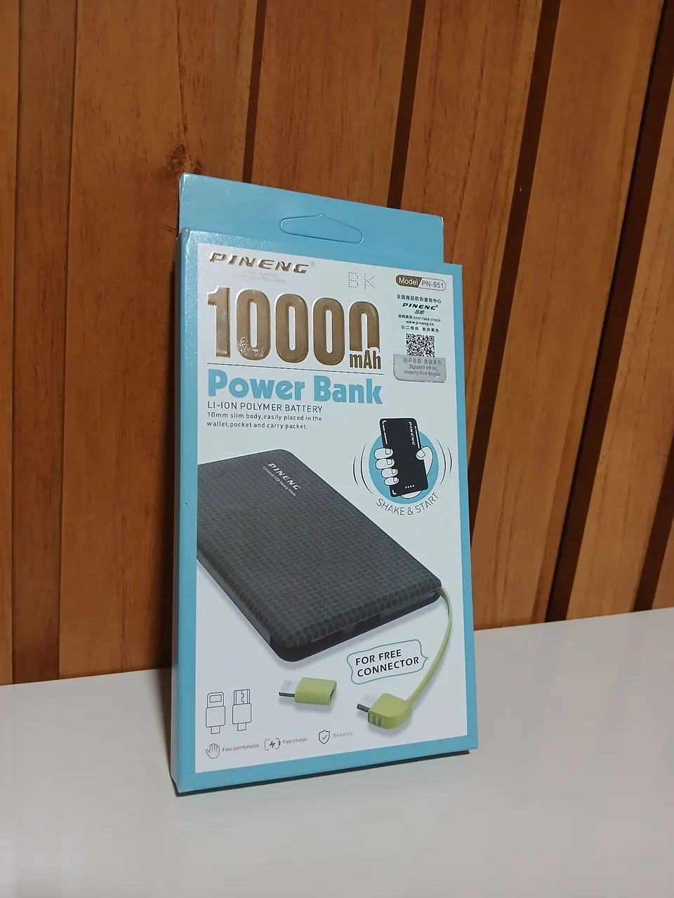 Power Bank PINENG 10000 mAh