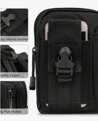 Bolsa para Cinto Porta Treco Tático Militar Pochete De Cintura z127